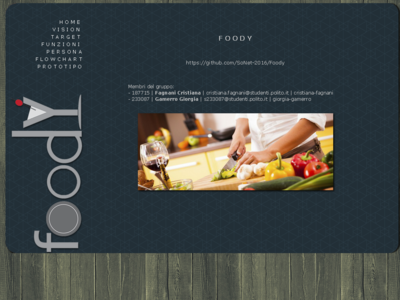 Homepage di Foody